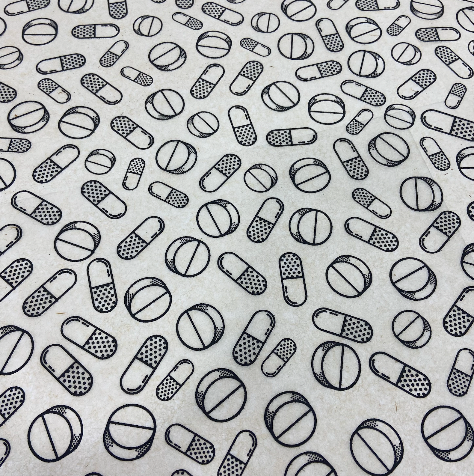 Pills - Underglaze Transfer Sheet