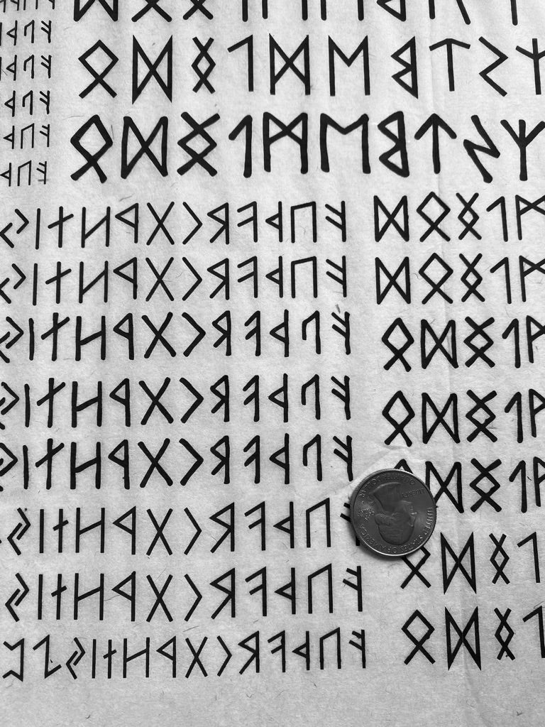 Runes - Underglaze Transfer Sheet