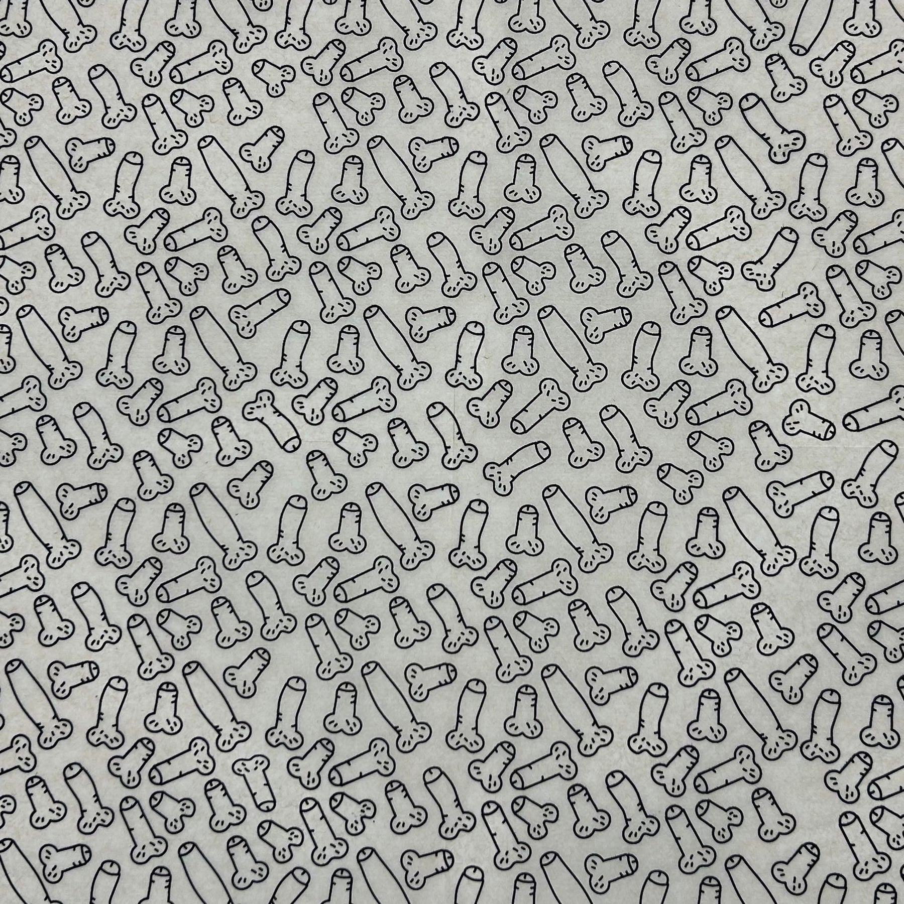 Penis Doodle - Underglaze Transfer Sheet