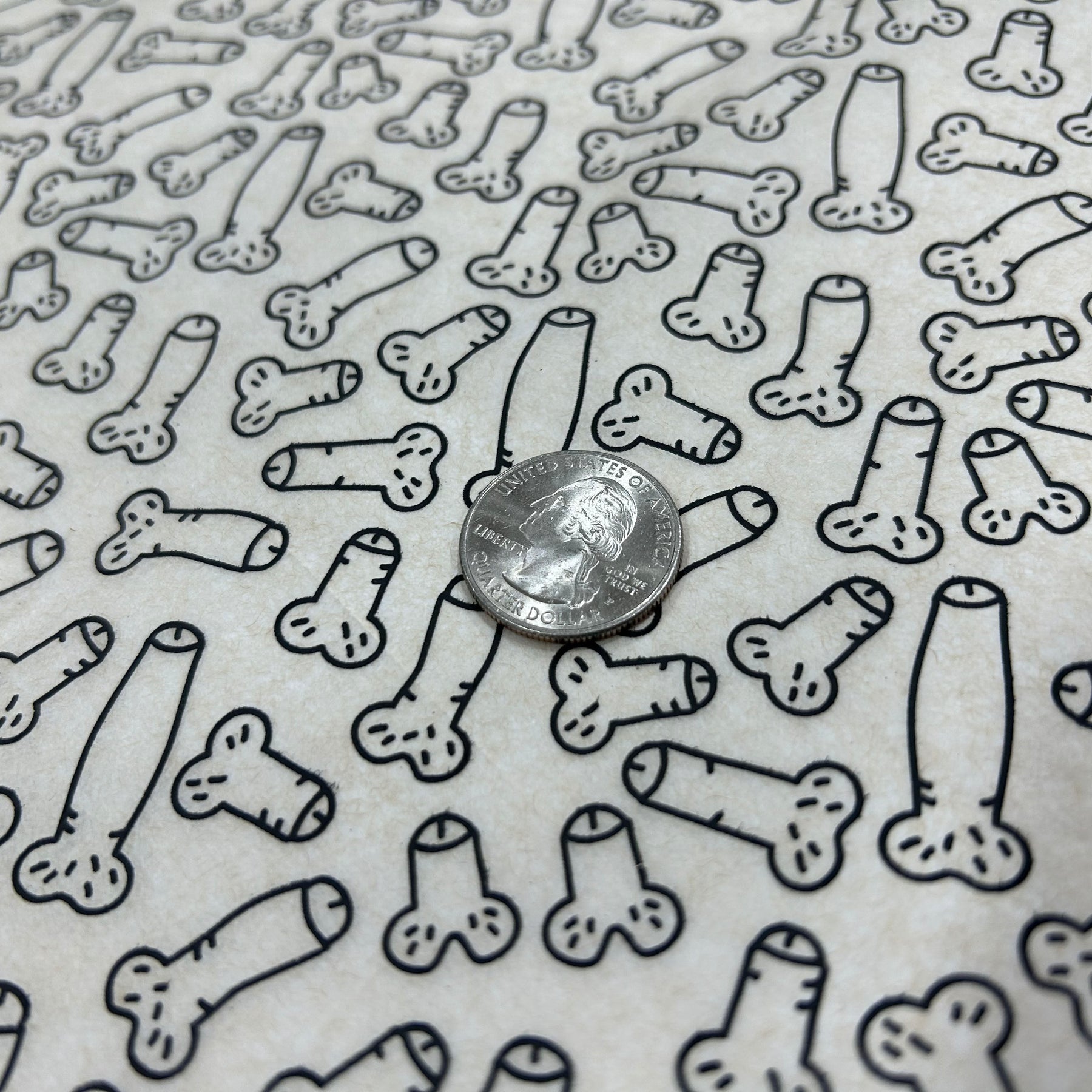 Penis Doodle - Underglaze Transfer Sheet