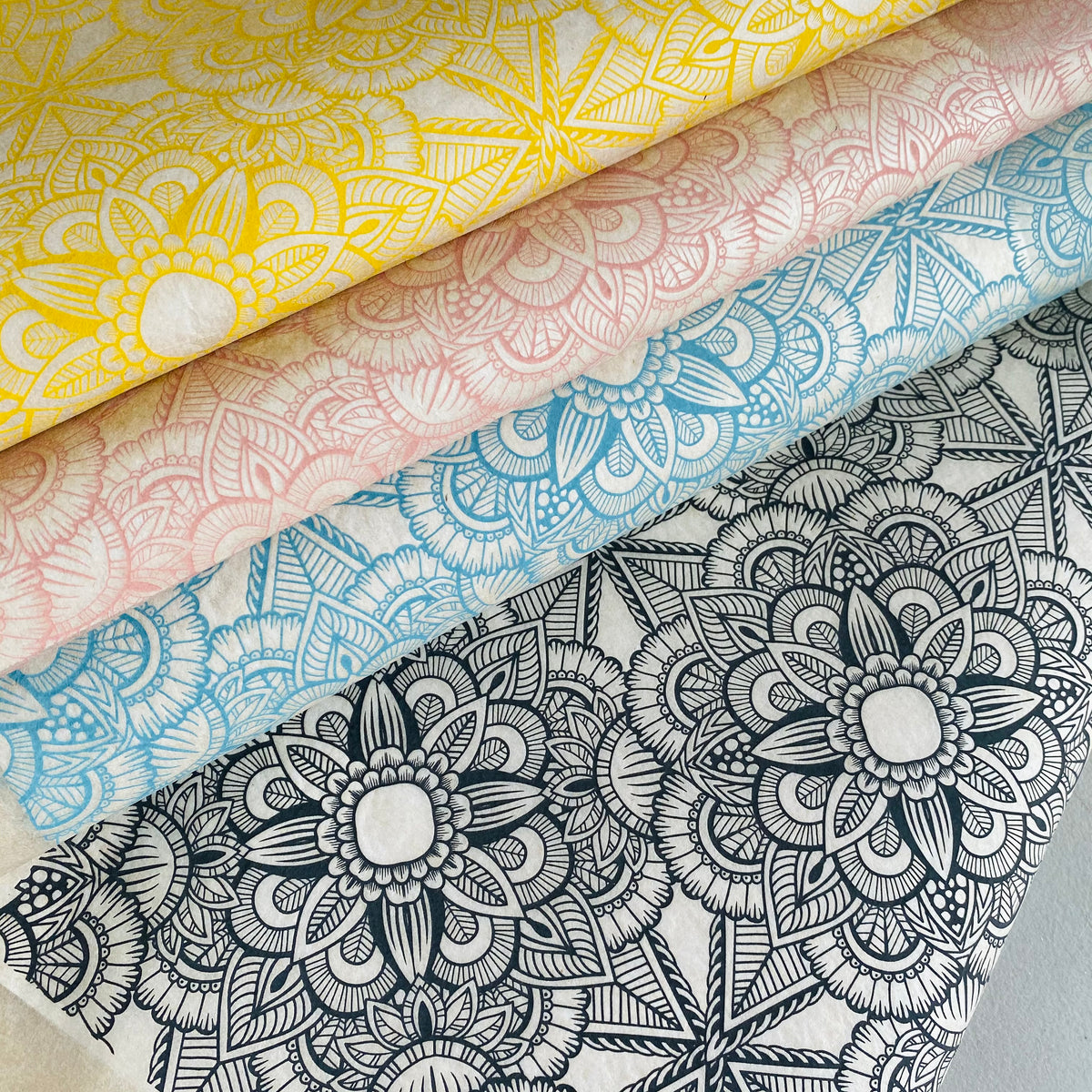 Mandala (open center) - Underglaze Transfer Sheet