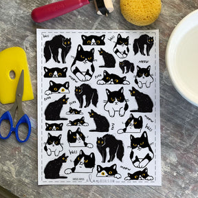 Hiss Hiss - Overglaze Decal Sheet