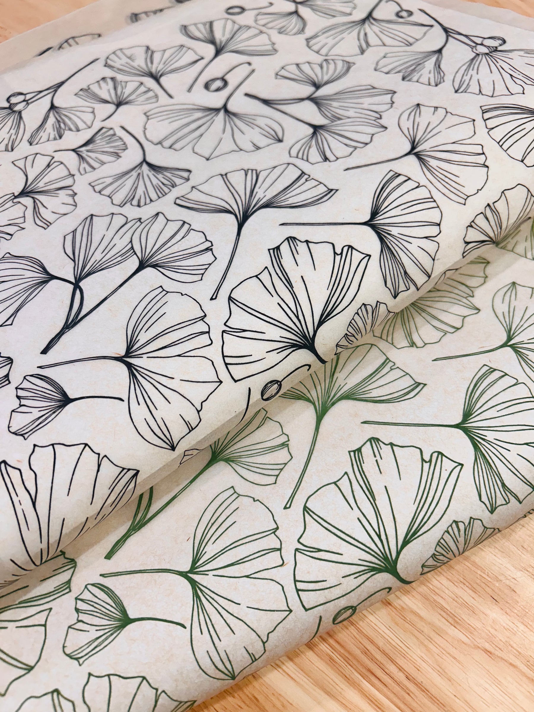 Ginkgo Berries - Underglaze Transfer Sheet