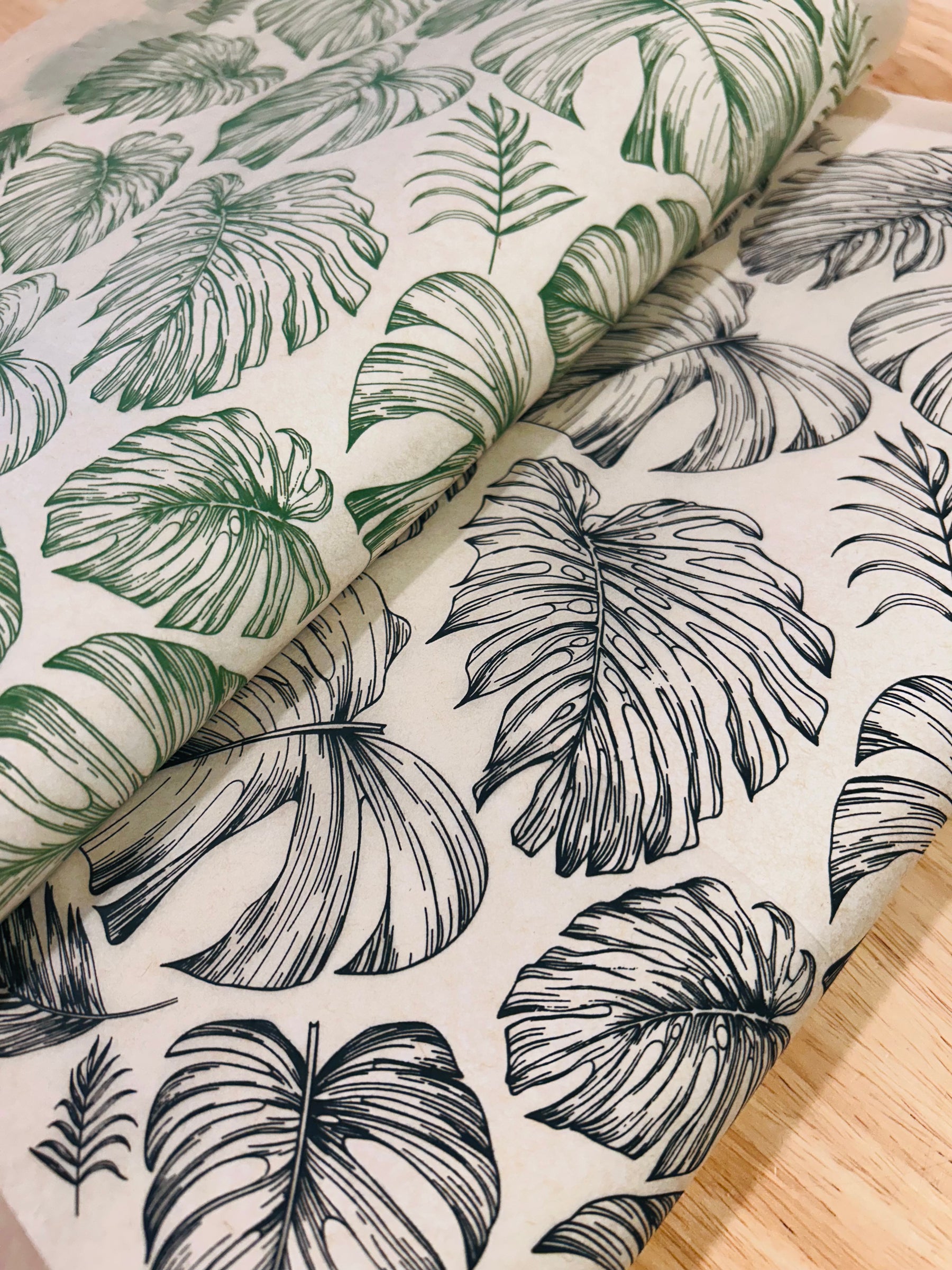 Rainforest Leaves - Underglaze Transfer Sheet