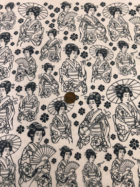 Geisha - Underglaze Transfer Sheet