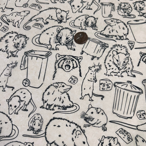 Garbage Critters - Underglaze Transfer Sheet