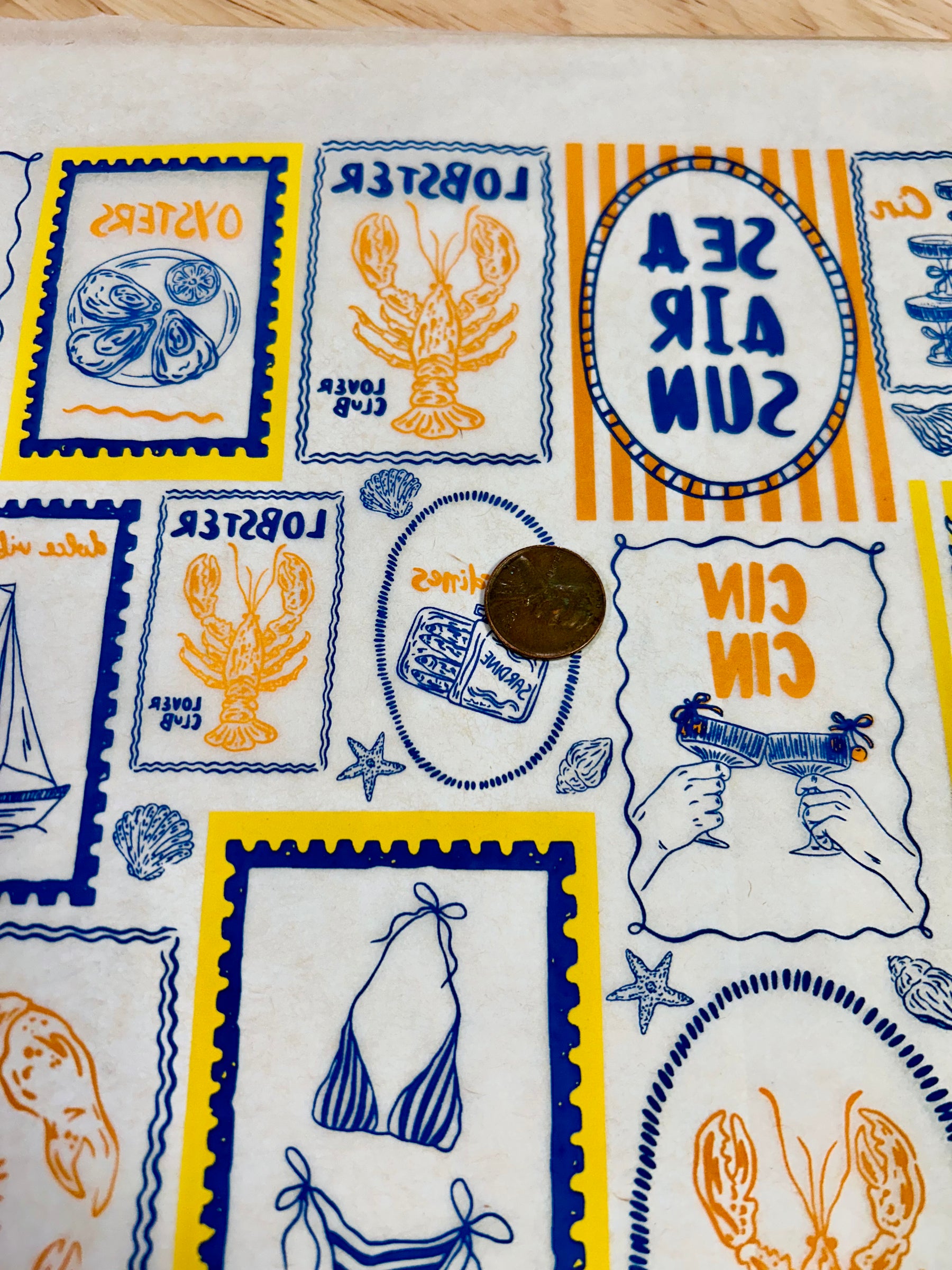 Italian Summer - Underglaze Transfer Sheet