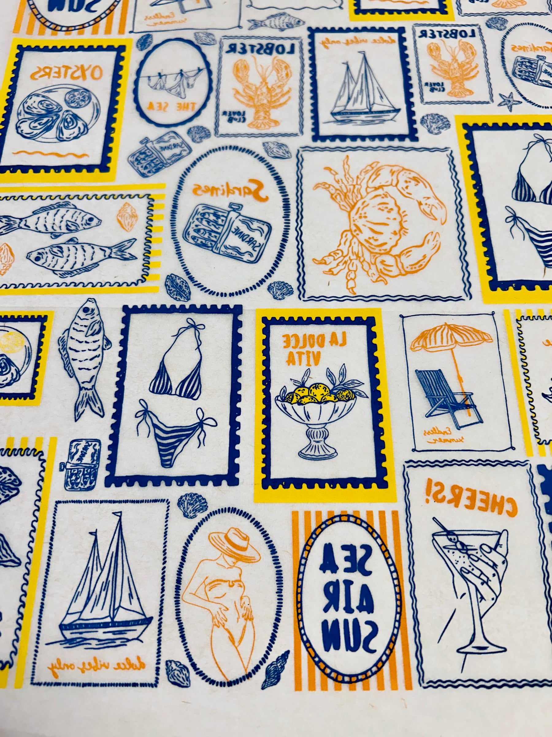 Italian Summer - Underglaze Transfer Sheet