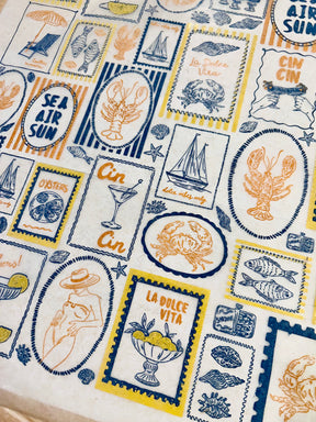 Italian Summer - Underglaze Transfer Sheet