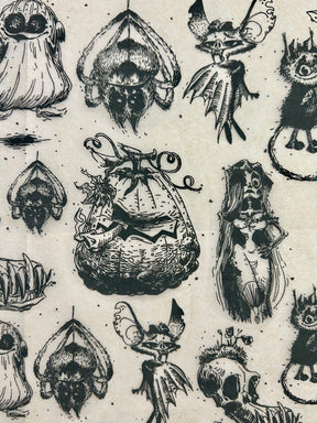Monsters - Underglaze Transfer Sheet