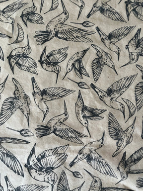 Hummingbirds - Underglaze Transfer Sheet - Black