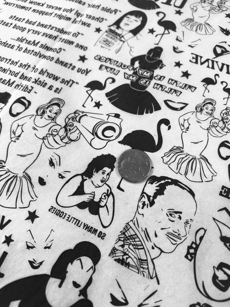 John Waters - Underglaze Transfer Sheet