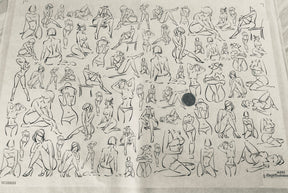 Nudes - Underglaze Transfer Sheet