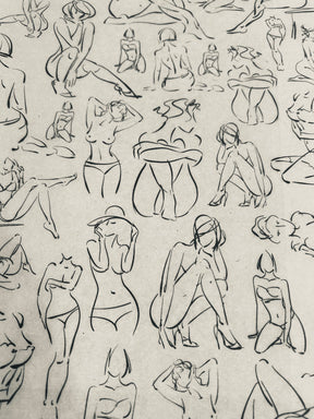 Nudes - Underglaze Transfer Sheet