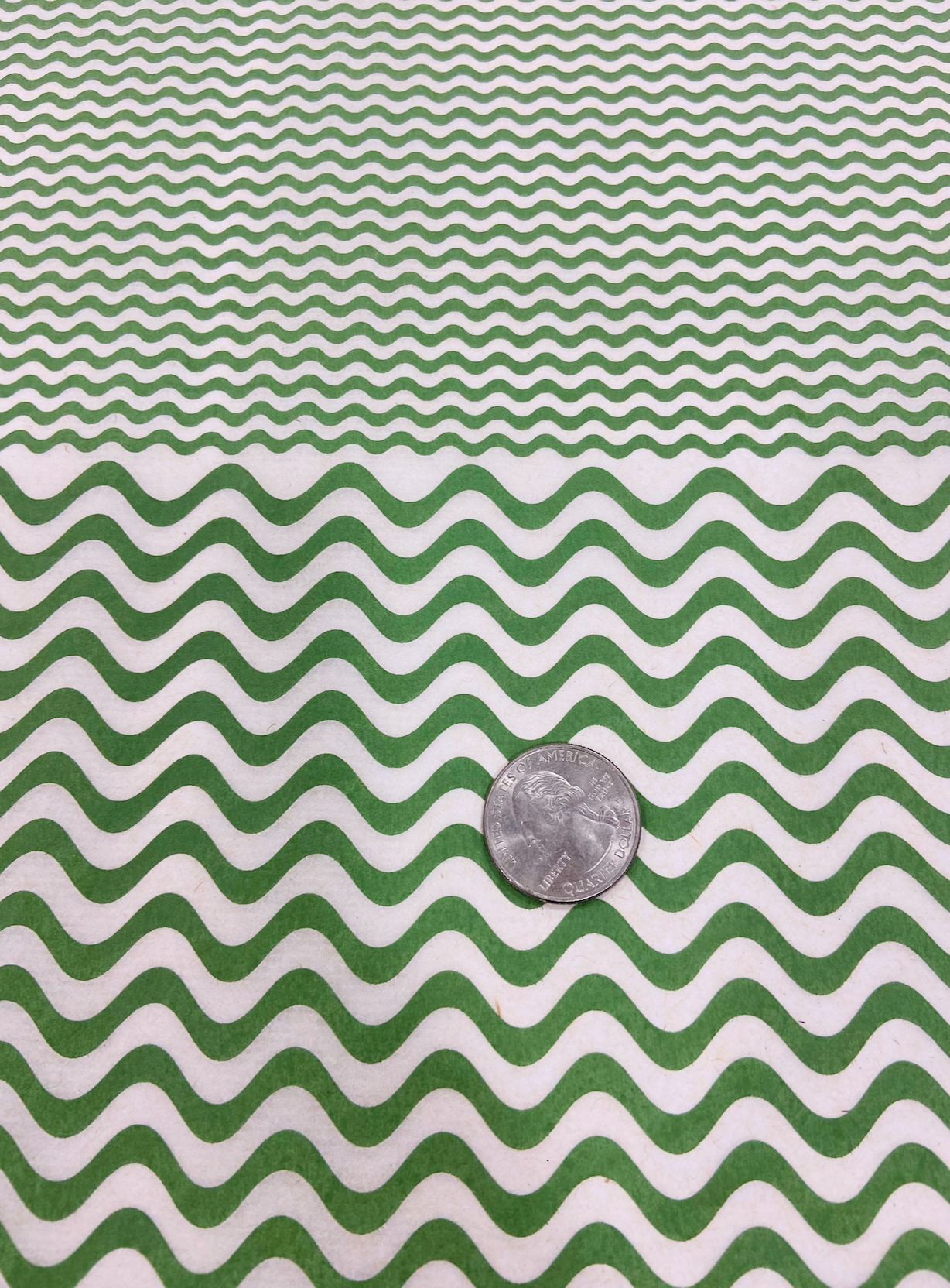 Wavy Lines - Underglaze Transfer Sheet - You Choose Color