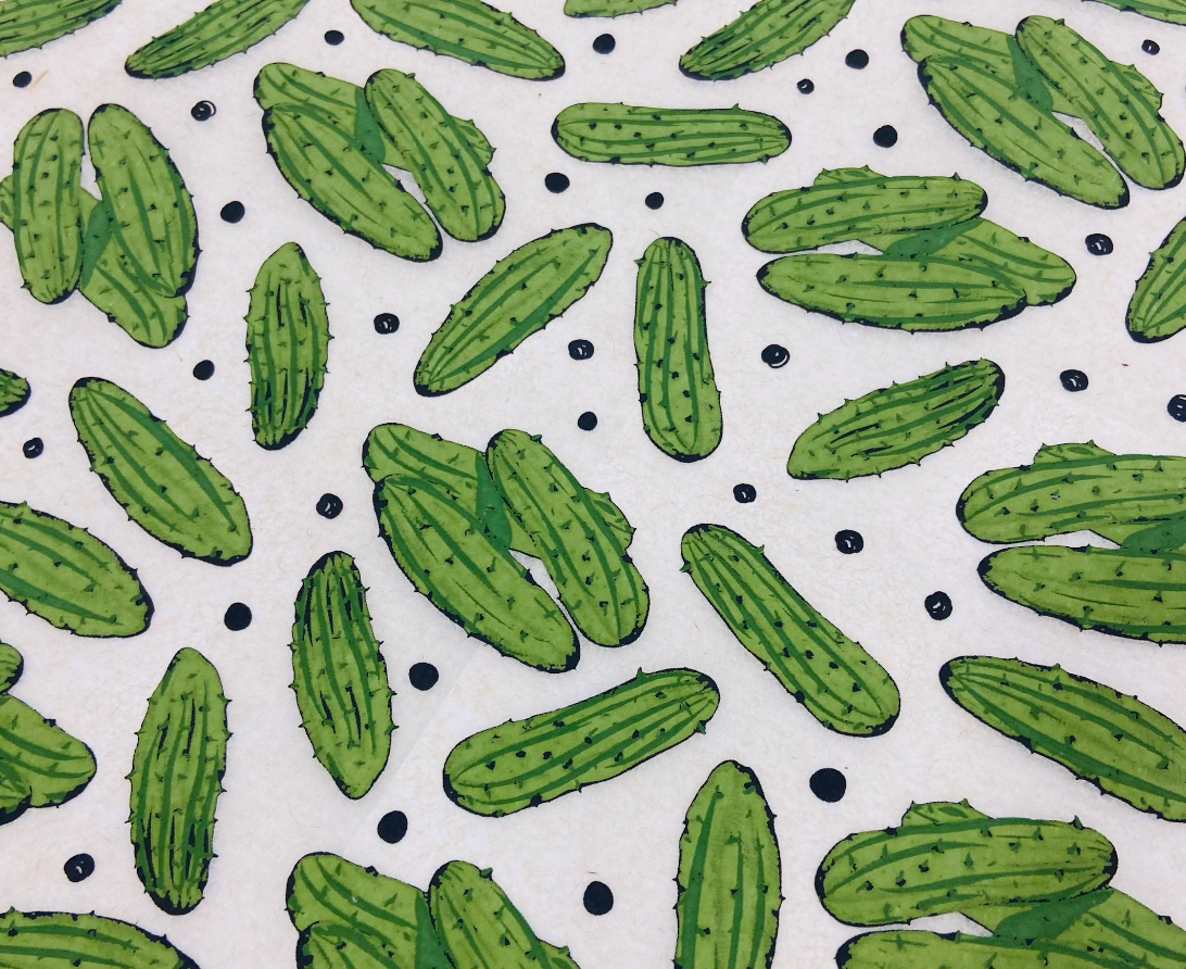 Pickles - Underglaze Transfer Sheet - Multi Colored