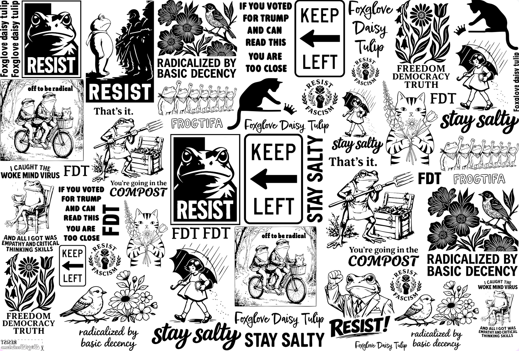 Resist! - Underglaze Transfer Sheet