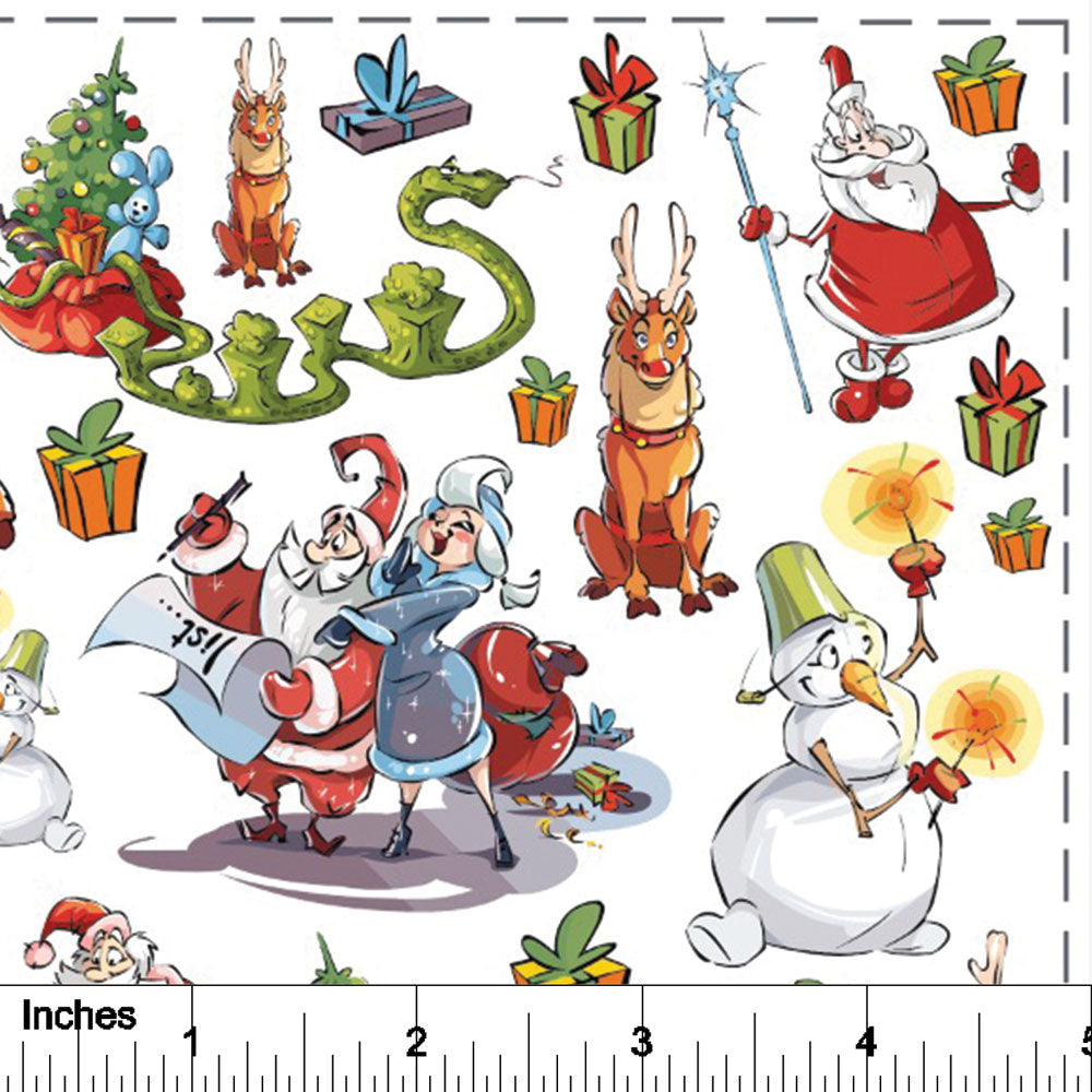Snakes on a Sleigh - Overglaze Decal Sheet