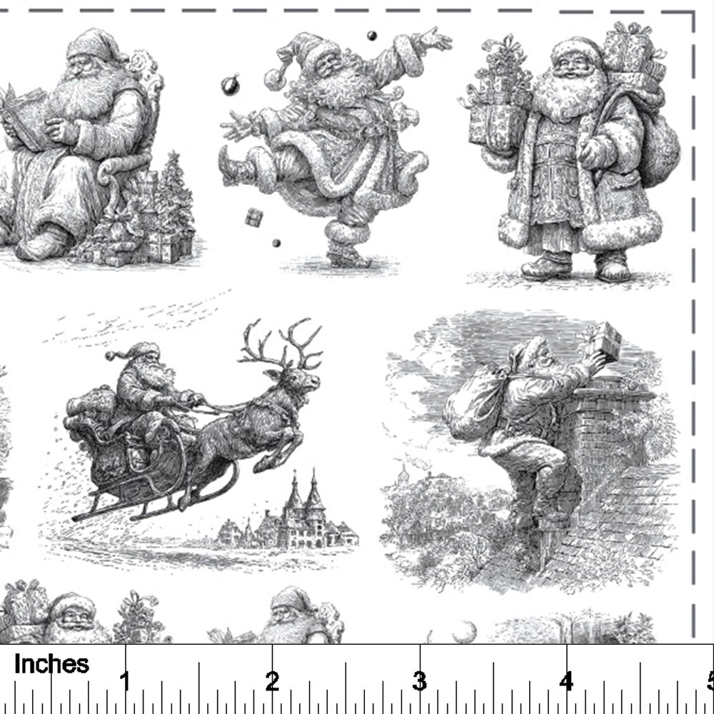 Vintage Christmas - Overglaze Decal Sheet