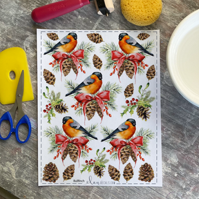 Bullfinch - Overglaze Decal Sheet