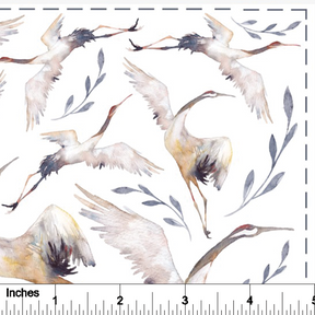 Cranes - Overglaze Decal Sheet