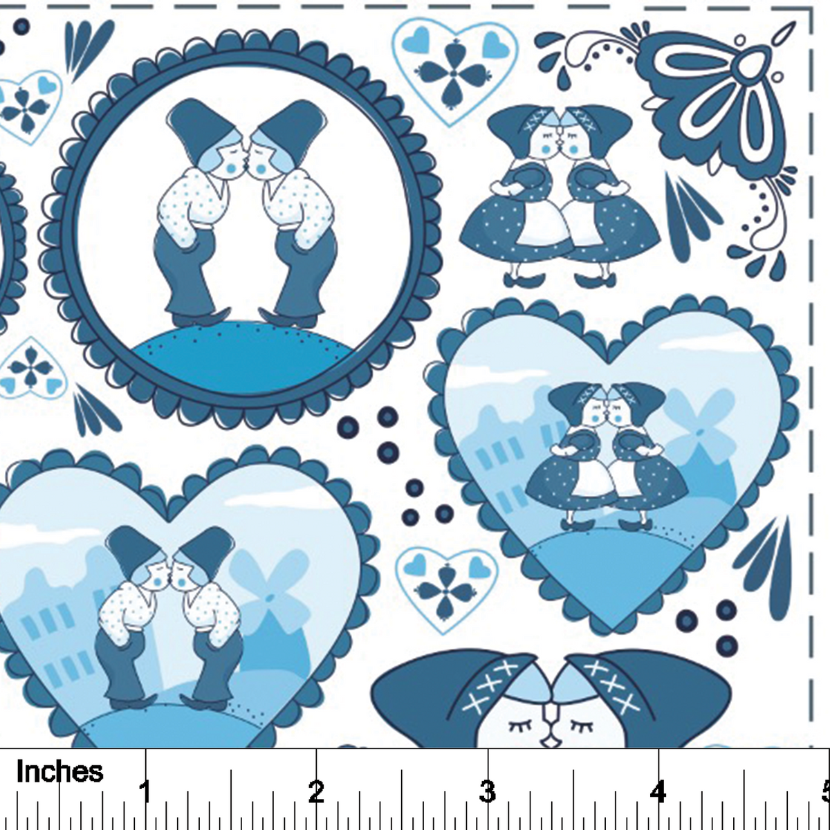 Double Dutch - Overglaze Decal Sheet