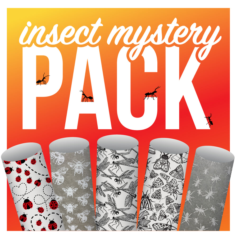 Insect Mystery Pack - 5 Full Sheets