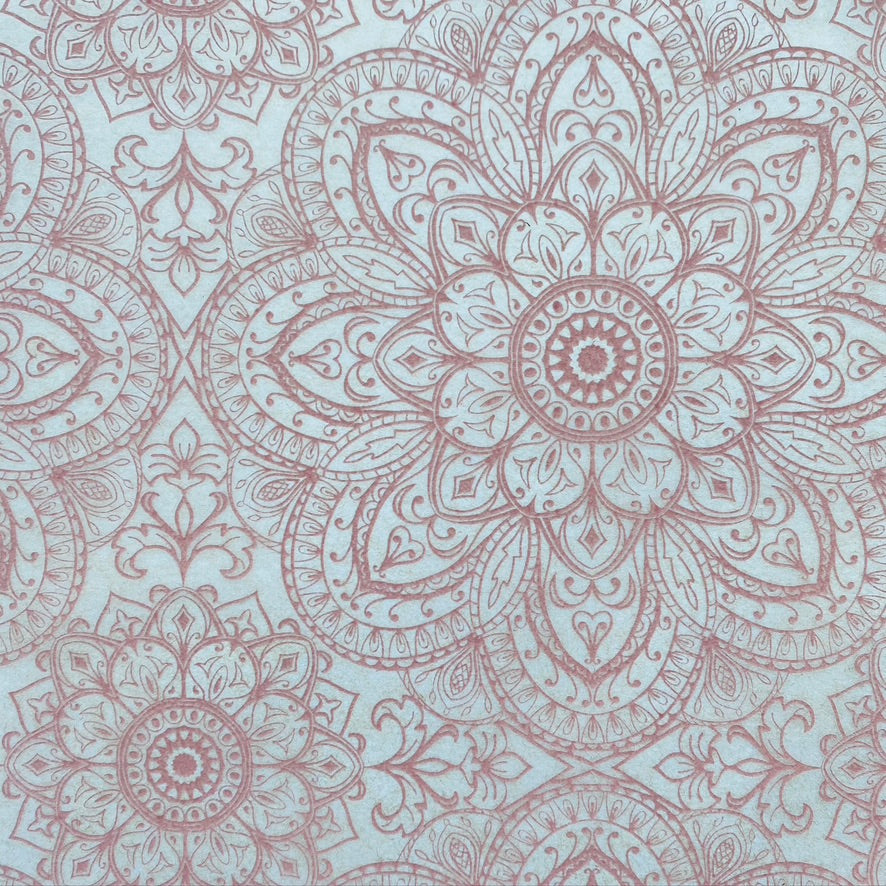 Mandala (closed center) - Underglaze Transfer Sheet - You Choose Color