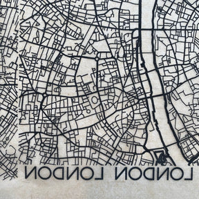 Map London - Underglaze Transfer Sheet - Black