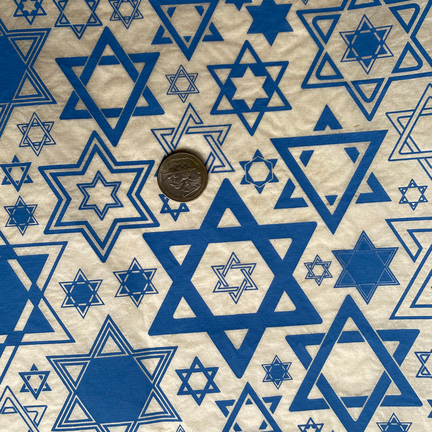 Star of David - Underglaze Transfer Sheet - You Choose Color