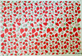 Strawberries - Underglaze Transfer Sheet - Multi Colored