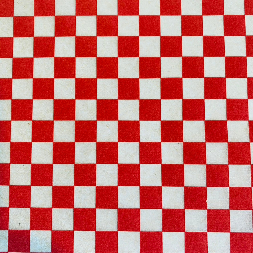 Checkerboard - Underglaze Transfer Sheet - You Choose Color