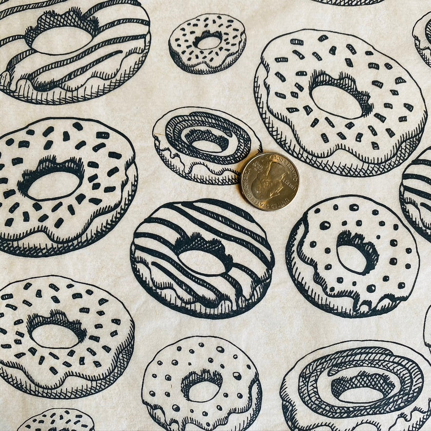 Doughnuts - Underglaze Transfer Sheet - Black