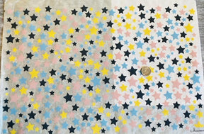 Multi Colored Stars - Underglaze Transfer Sheet