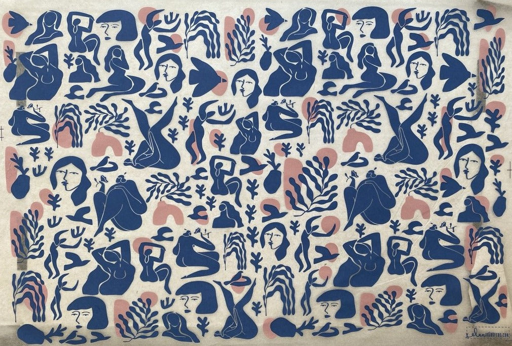 Matisse - Underglaze Transfer Sheet - Multi Colored