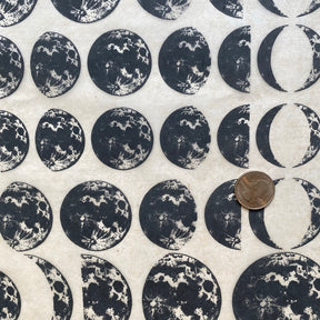 Moon Phases - Underglaze Transfer Sheet - You Choose Color