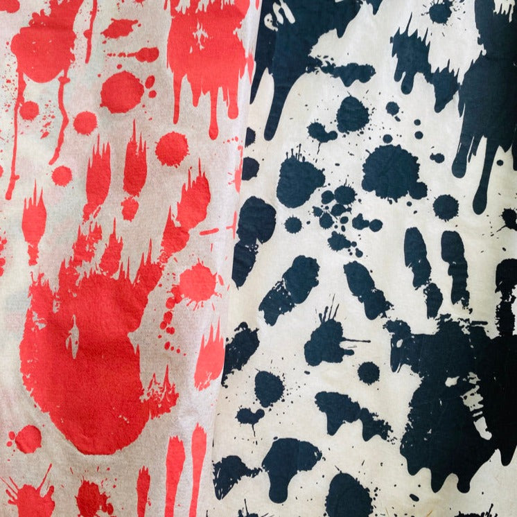 Blood Splatter - Underglaze Transfer Sheet - You Choose Color