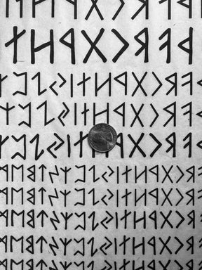 Runes - Underglaze Transfer Sheet