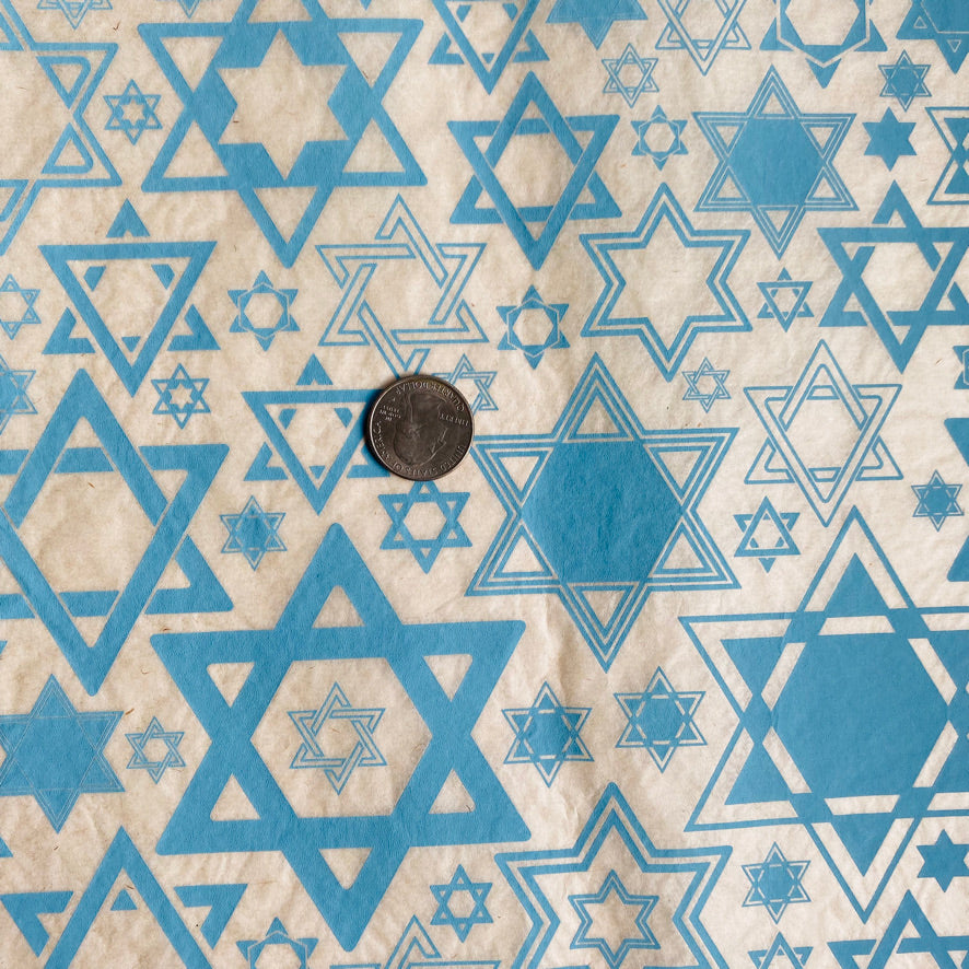 Star of David - Underglaze Transfer Sheet - You Choose Color