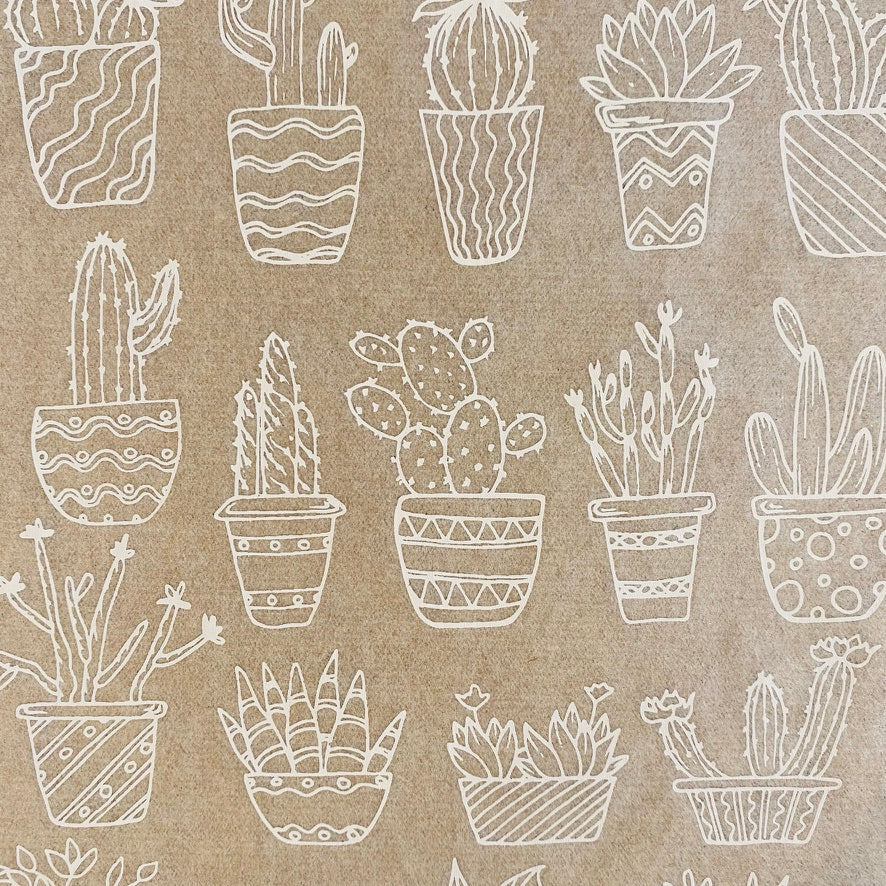 Potted Plants - Underglaze Transfer Sheet - You Choose Color