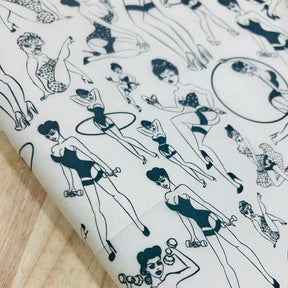 Hula Pin Up - Underglaze Transfer Sheet