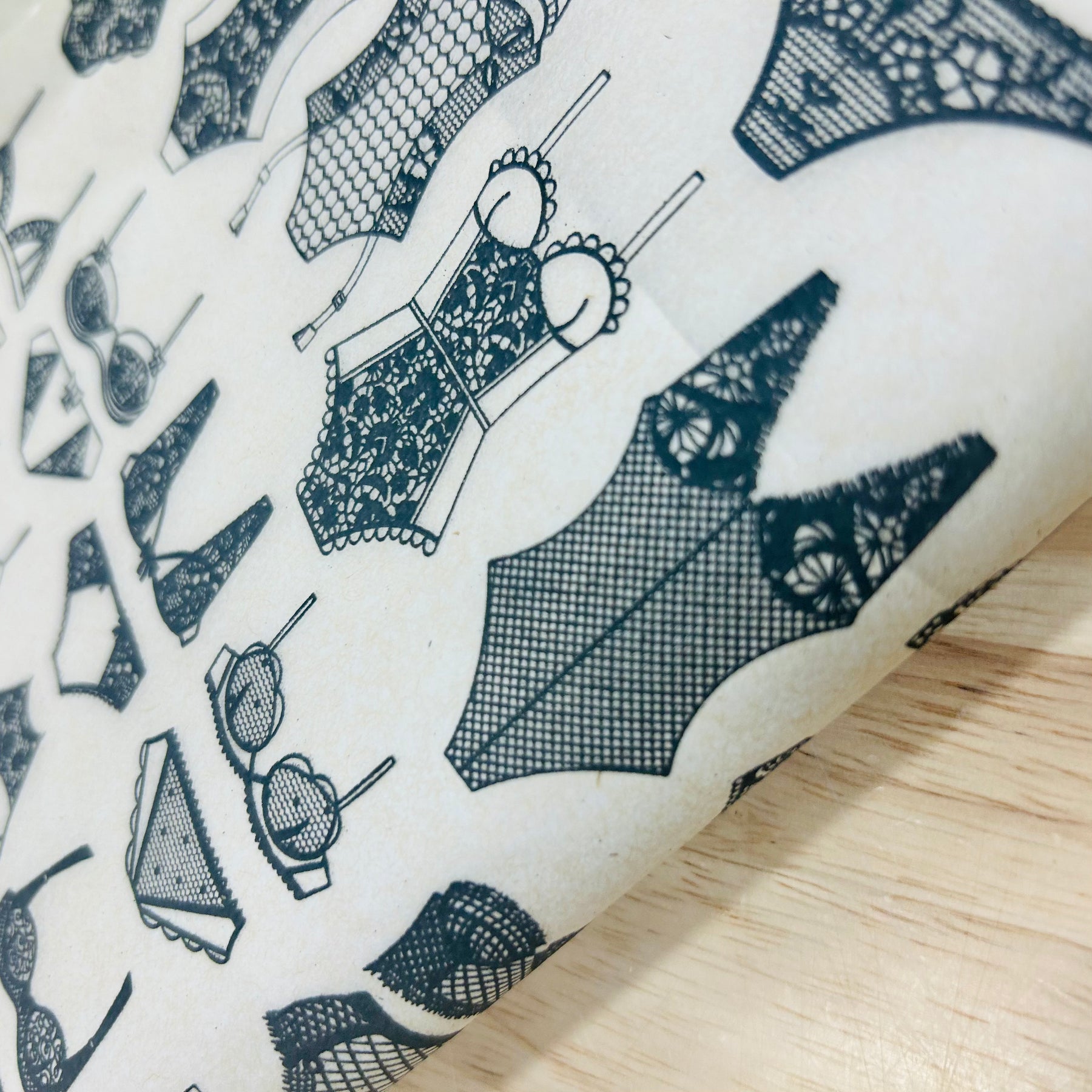Lingerie - Underglaze Transfer Sheet