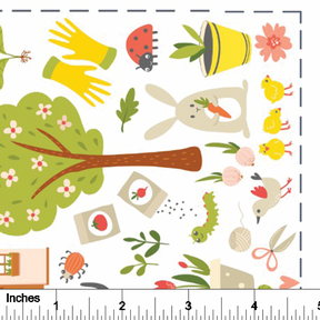 Spring Garden - Overglaze Decal Sheet