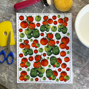 Tomatoes - Overglaze Decal Sheet