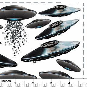 UFO - Overglaze Decal Sheet