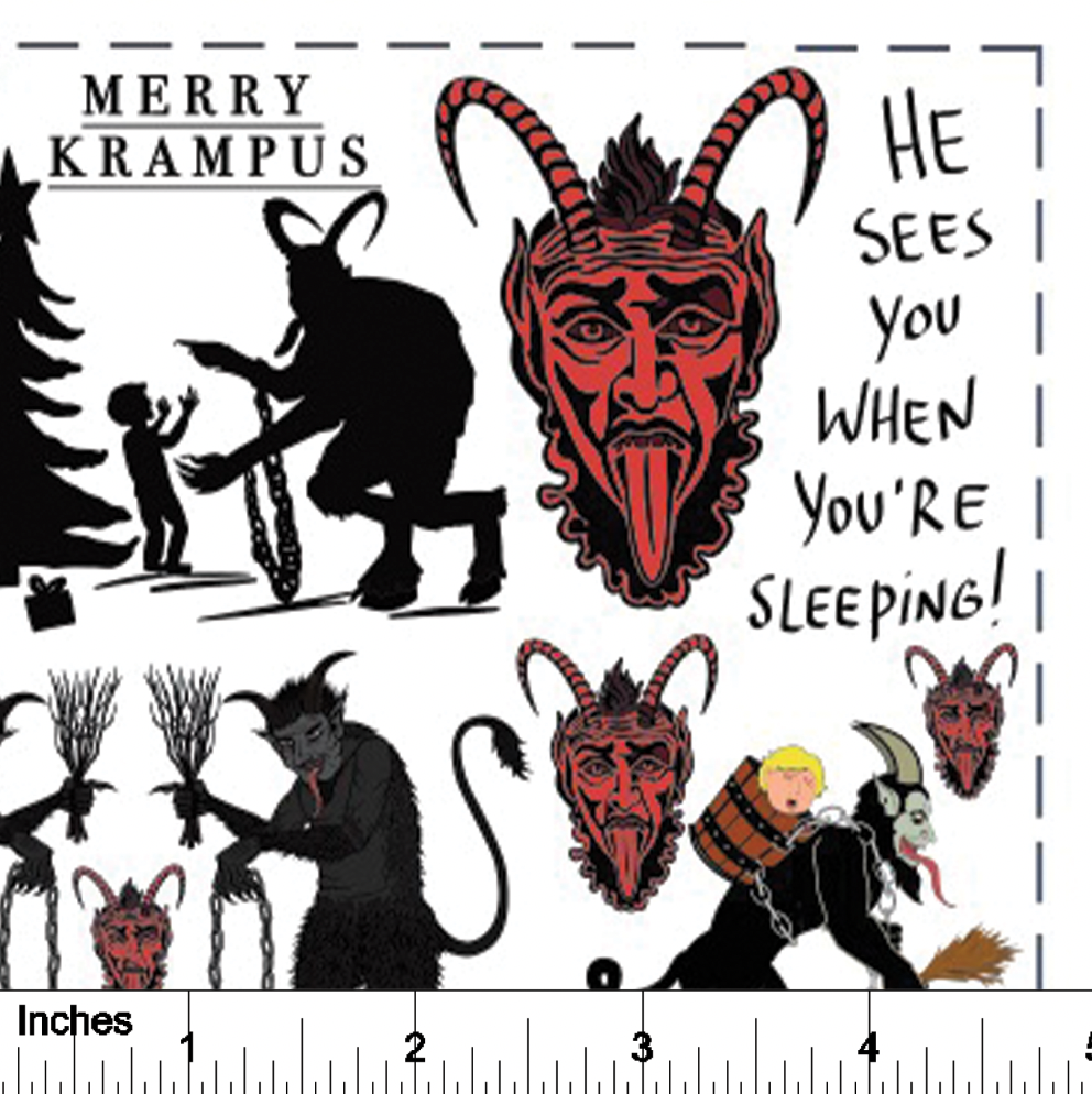 Krampus - Overglaze Decal Sheet