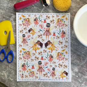 Fairies - Overglaze Decal Sheet