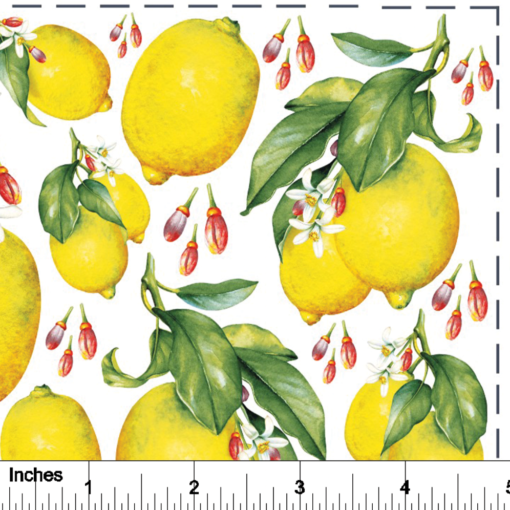 Lemons - Overglaze Decal Sheet