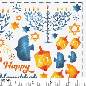 Menorahs - Overglaze Decal Sheet