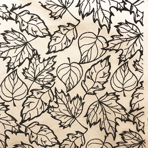 Fall Leaves - Underglaze Transfer Sheet - Black